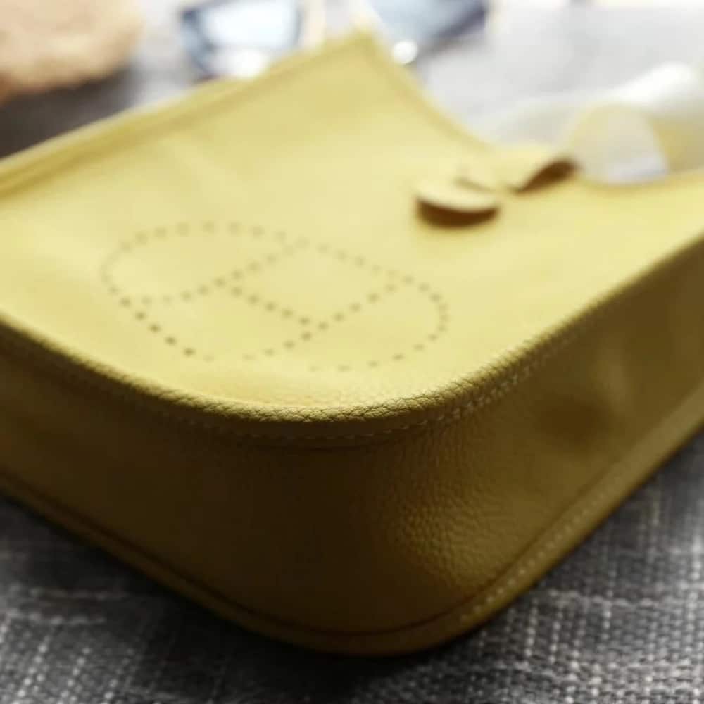 Alternative view of Hermes Evelyne Amazone Bag Lime 17cm