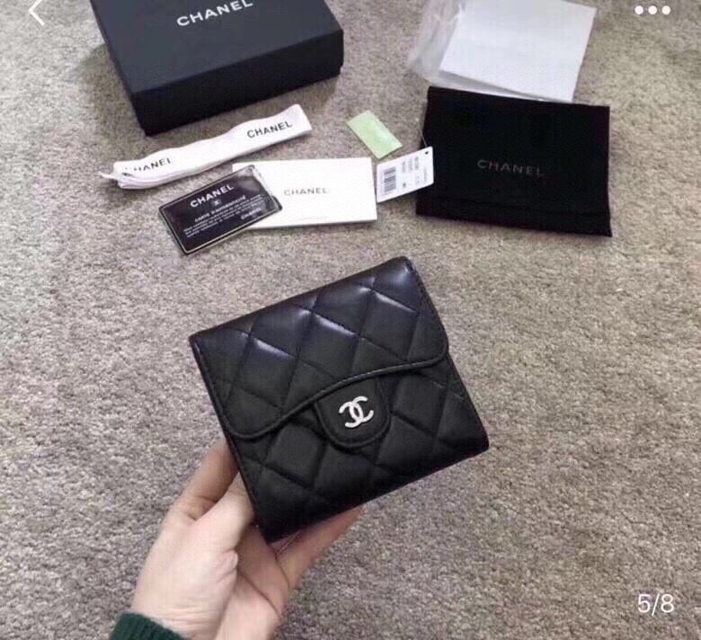 Alternative view of Chanel Classic Small Flap Wallet Black 12Cm AP0231 Y01295 C3906