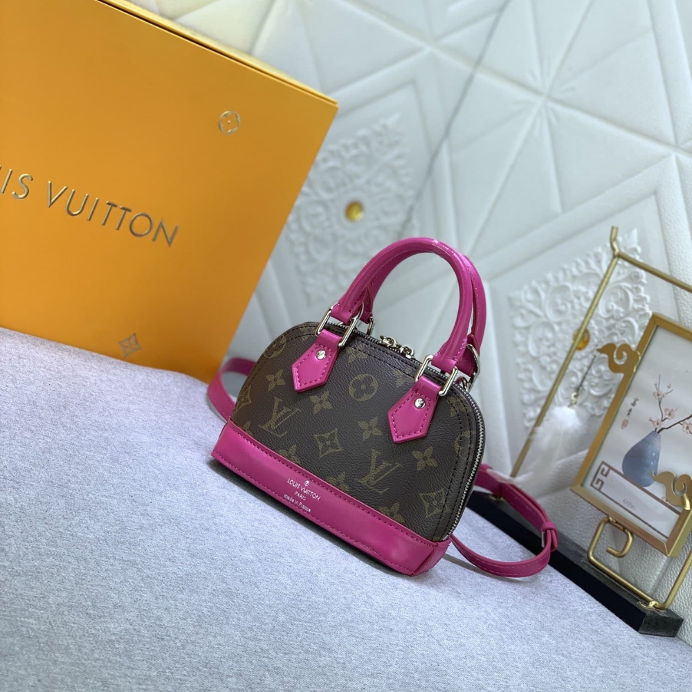Alternative view of Louis Vuitton Mini Alma Monogram Canvas Mix With Pink 18Cm M83206