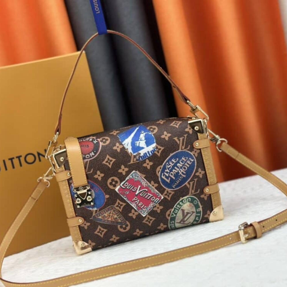 Alternative view of Louis Vuitton Side Trunk MM Flight Mode Gaston Monogram 21Cm M47085