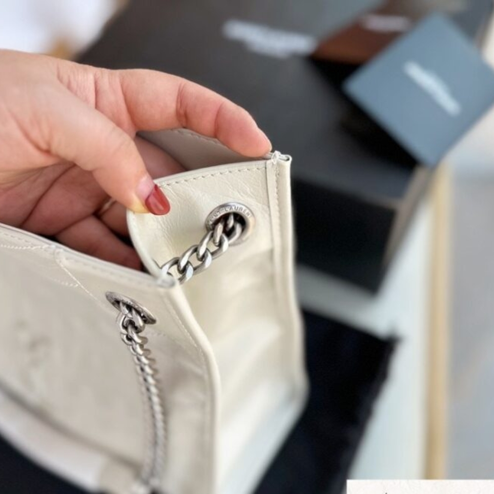 Alternative view of Saint Laurent Medium Niki Shopping Bag White 32Cm