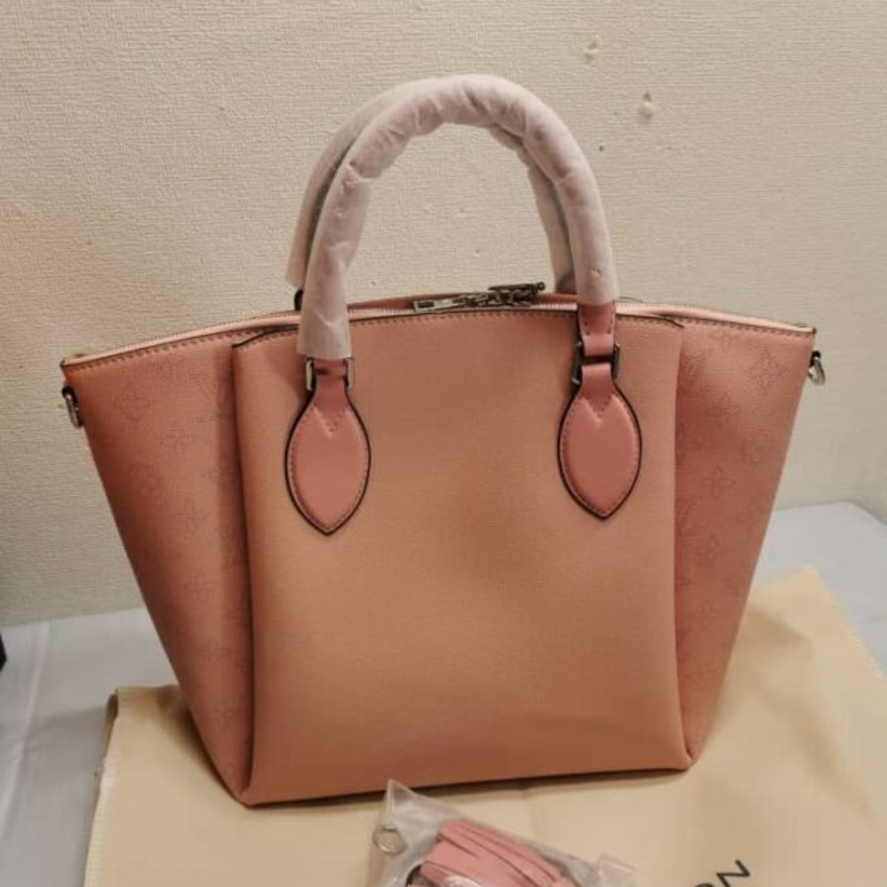 Alternative view of Louis Vuitton Haumea Mahina Magnolia Pink Leather Bag 30Cm M55030