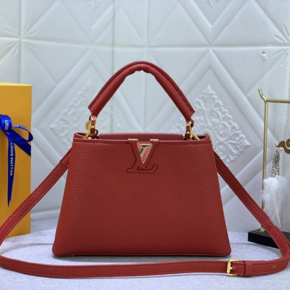 Alternative view of Louis Vuitton Capucines BB Bag Scarlet Red 27Cm M52689