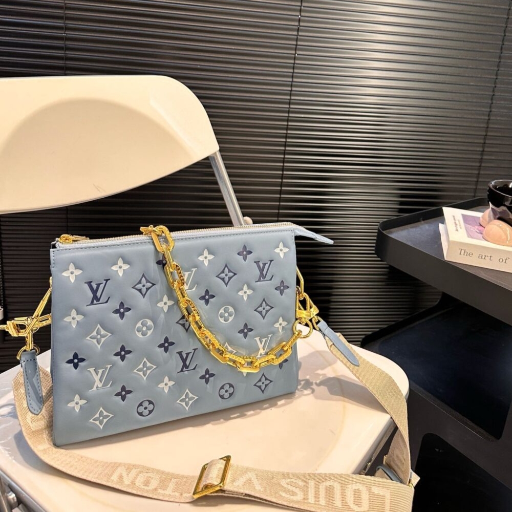 Alternative view of Louis Vuitton Coussin PM Coussin Bag Blue 36Cm M22953
