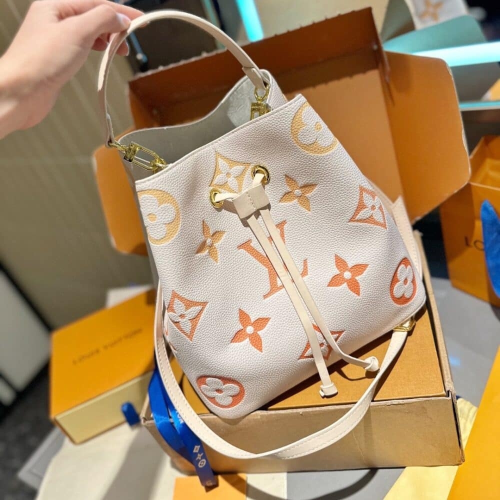 Alternative view of Louis Vuitton Neonoe BB Monogram Latte And Orange 25Cm