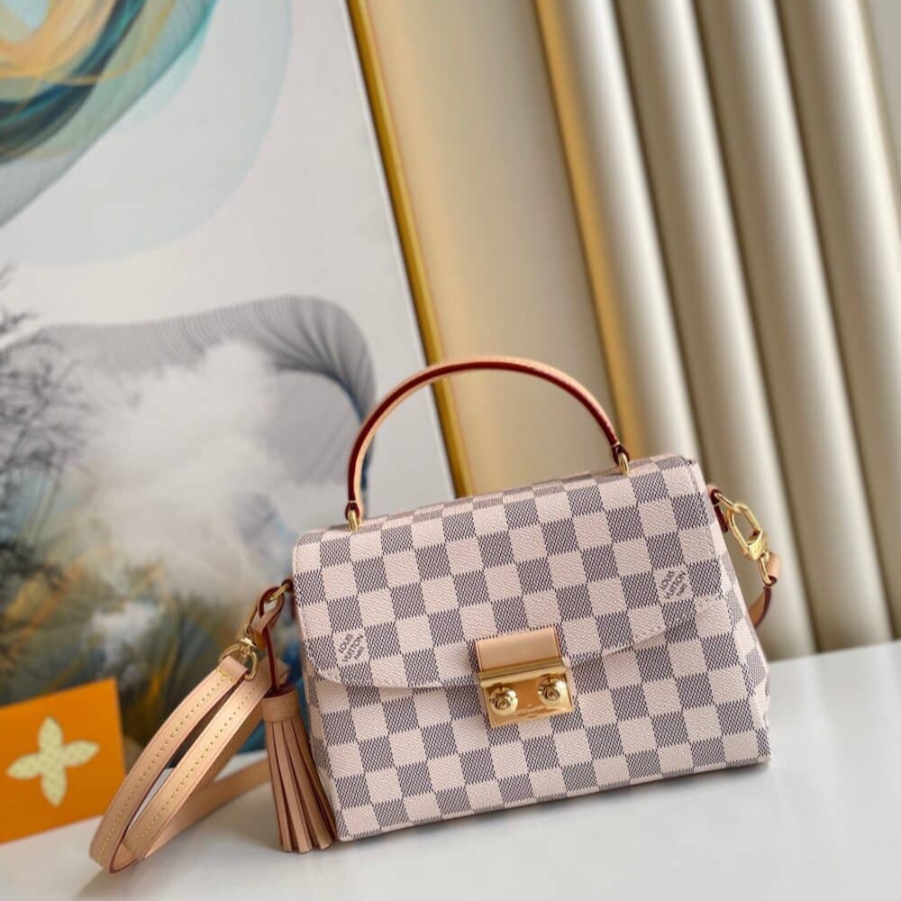 Alternative view of Louis Vuitton Croisette Damier Azur Canvas 25Cm N41581