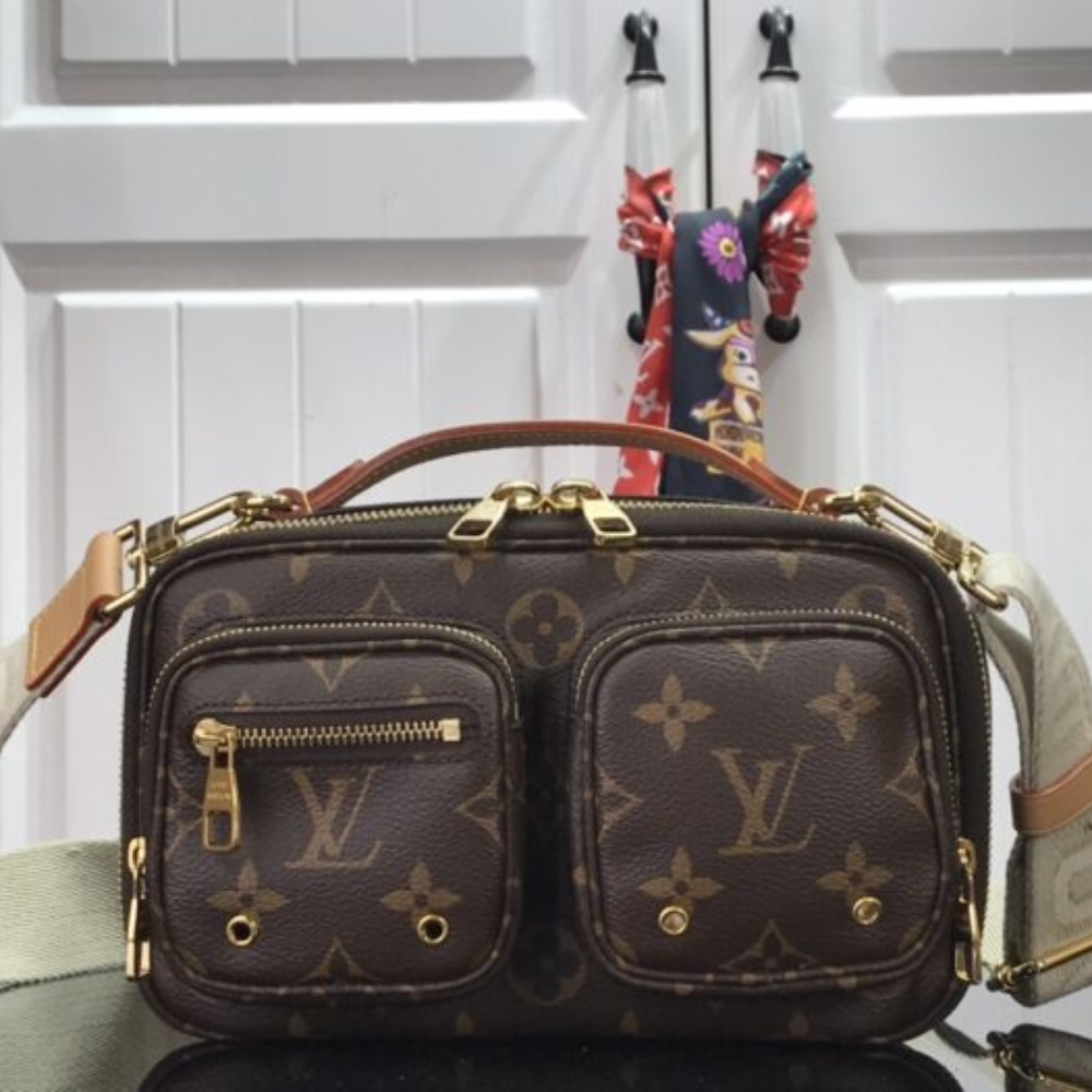 Alternative view of Louis Vuitton Utility Crossbody Bag Brown 18Cm M80446