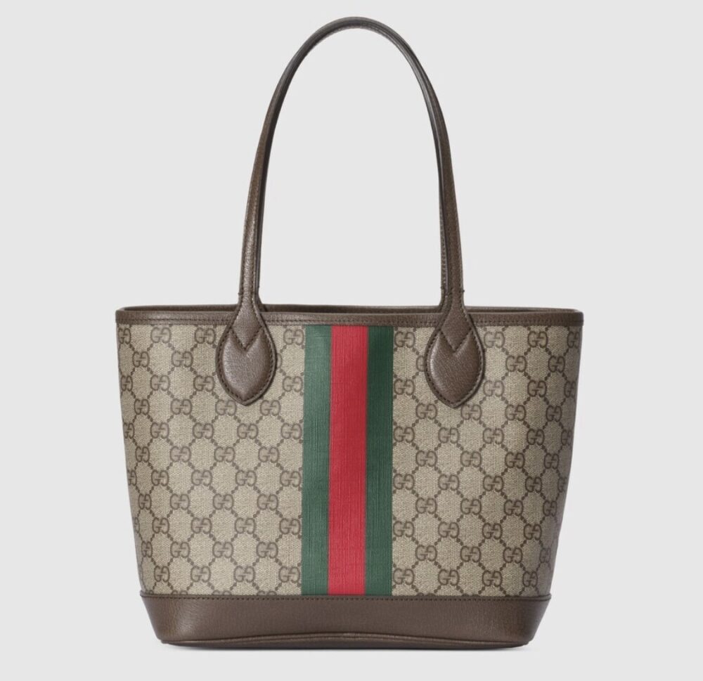 Alternative view of Gucci Ophidia Small Tote Bag Beige And Ebony GG 25Cm 726762 2AAAY 9151