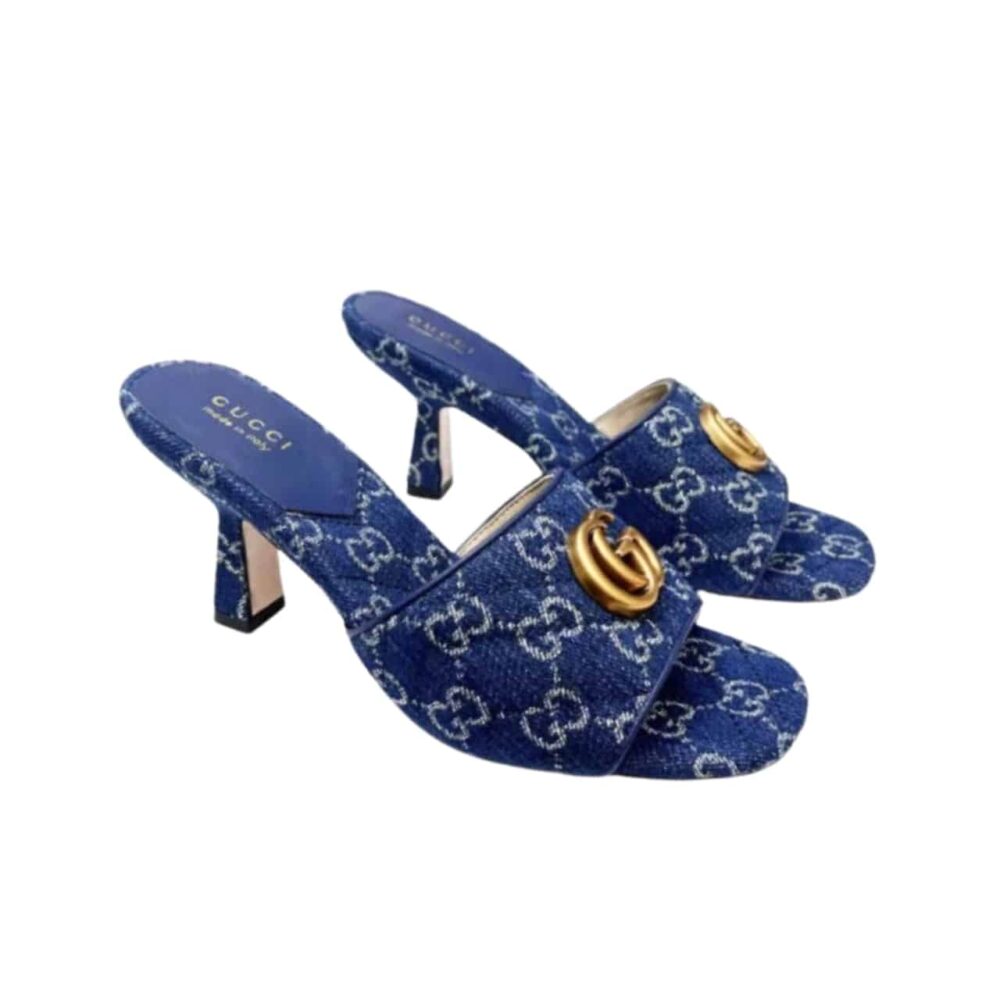 Gucci Women’S GG Denim Sandals