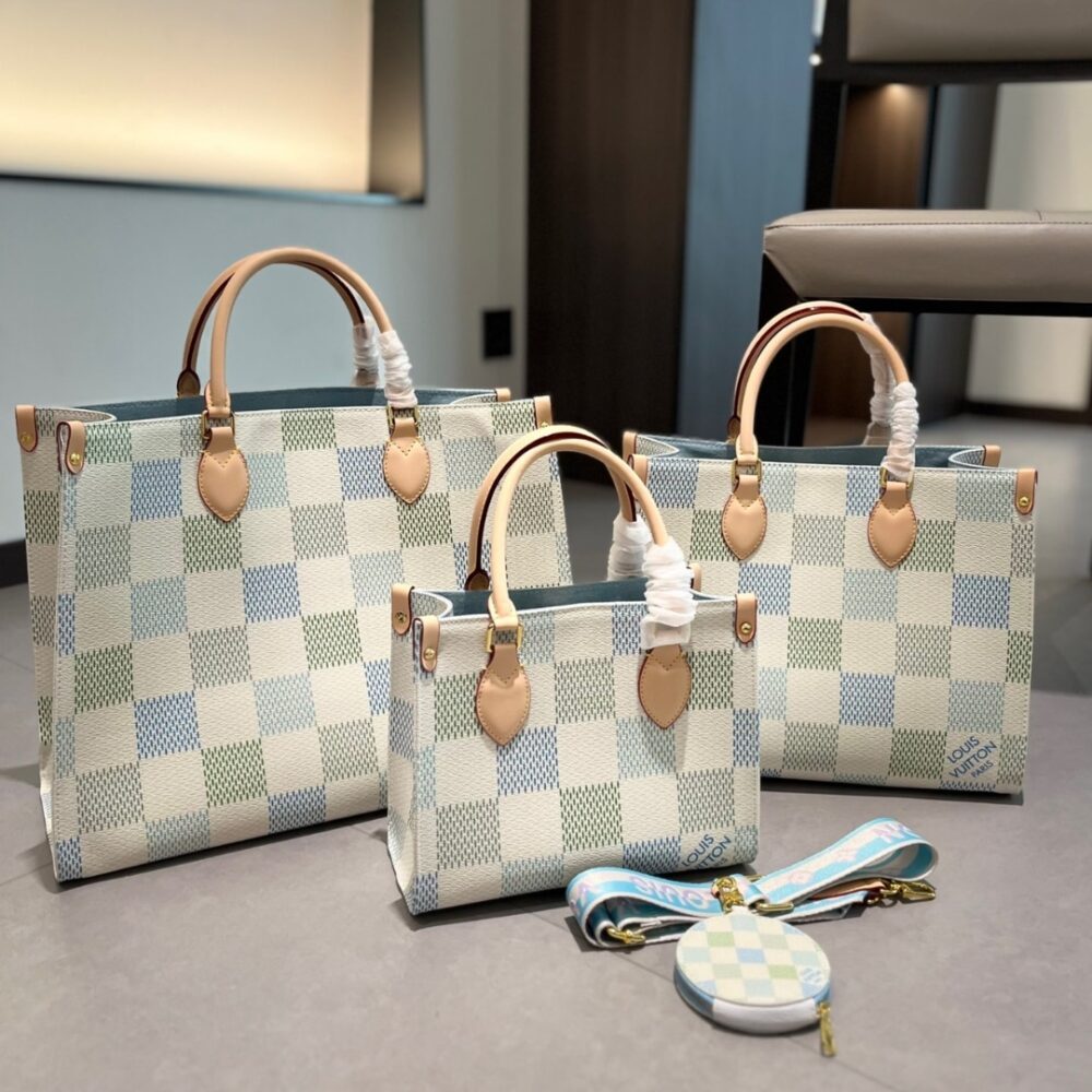 Alternative view of Louis Vuitton Onthego MM Autres Toiles Damier Pistachio 35Cm N40518
