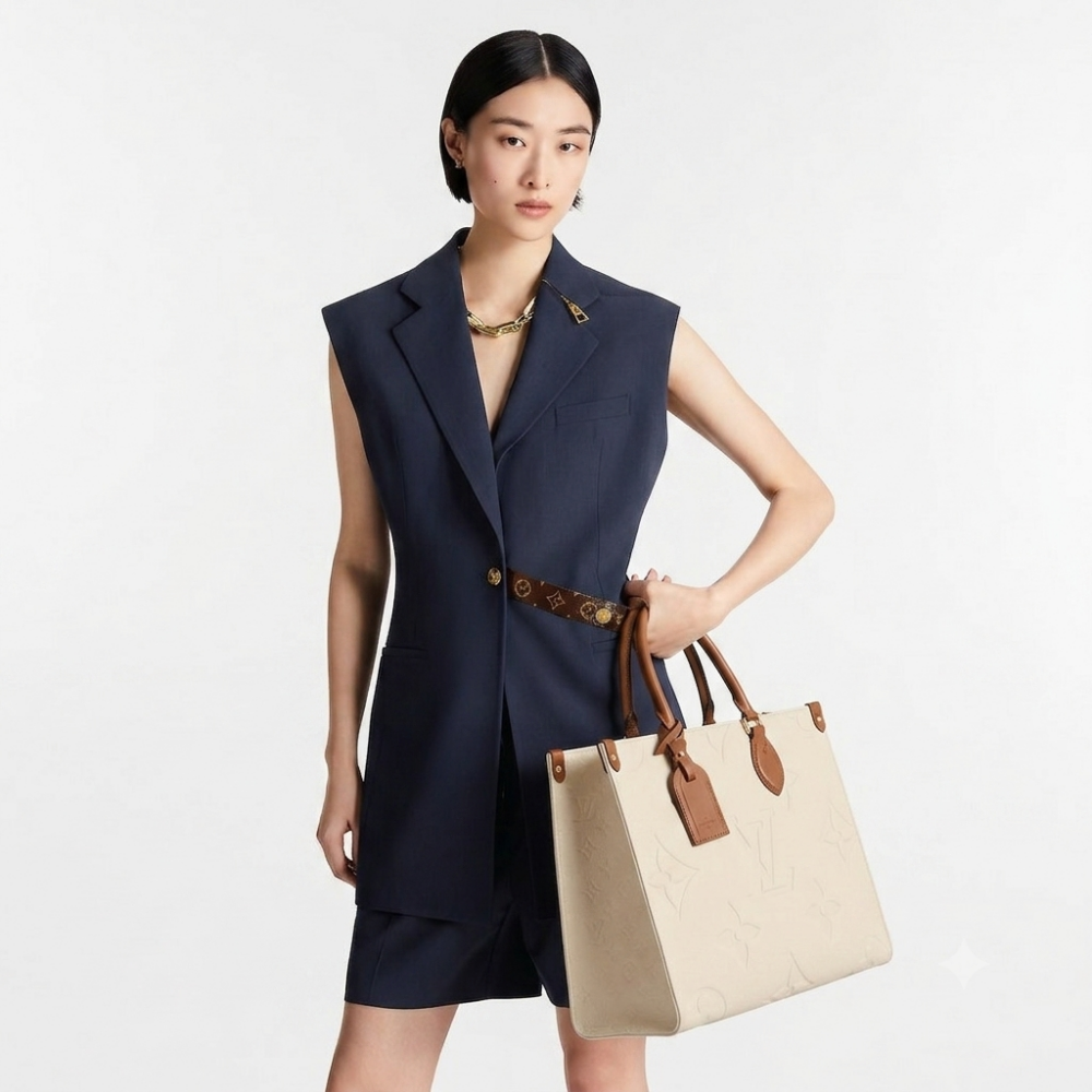 Alternative view of Louis Vuitton Onthego GM White Bag 41Cm M44558