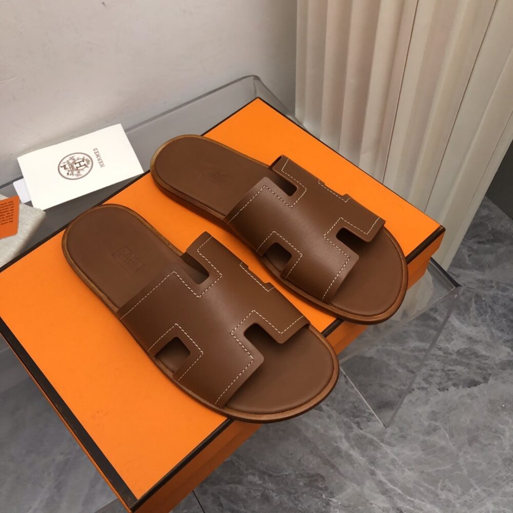 Alternative view of Hermes Izmir Sandal Brown H221826ZHA3415