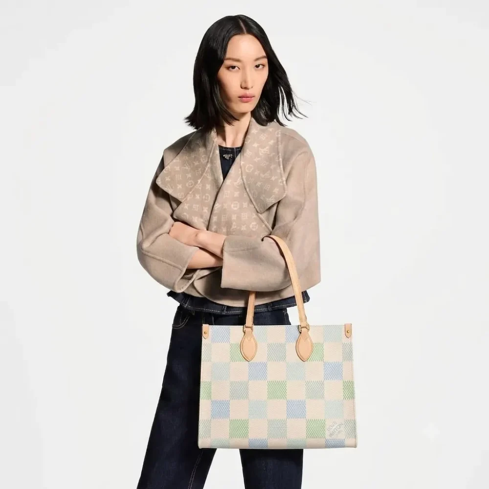 Alternative view of Louis Vuitton Onthego MM Autres Toiles Damier Pistachio 35Cm N40518