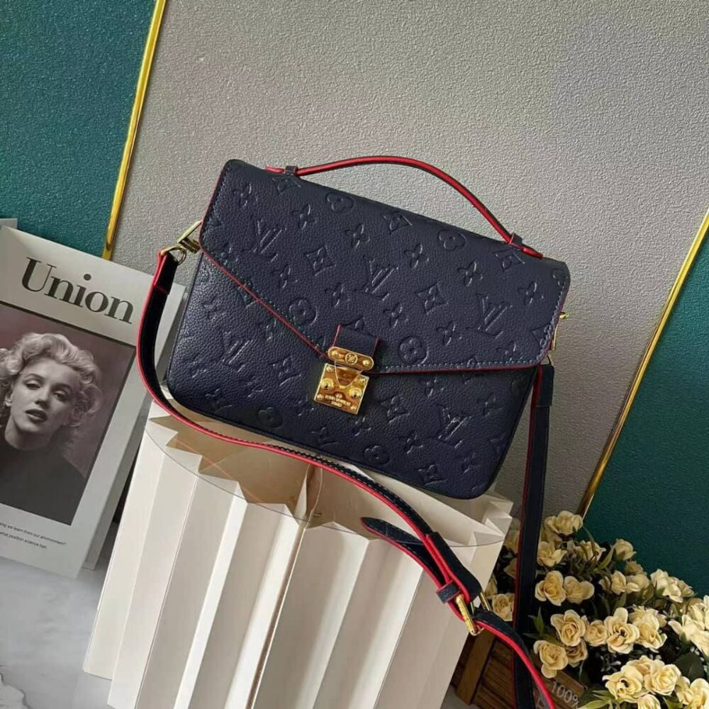 Alternative view of Louis Vuitton Pochette Metis Dark Blue 25Cm M44071