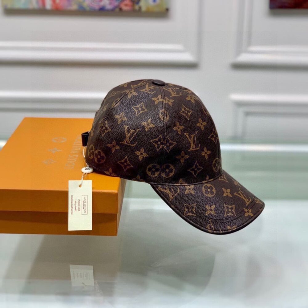 Alternative view of Louis Vuitton Monogram Coated Canvas Cap Brown