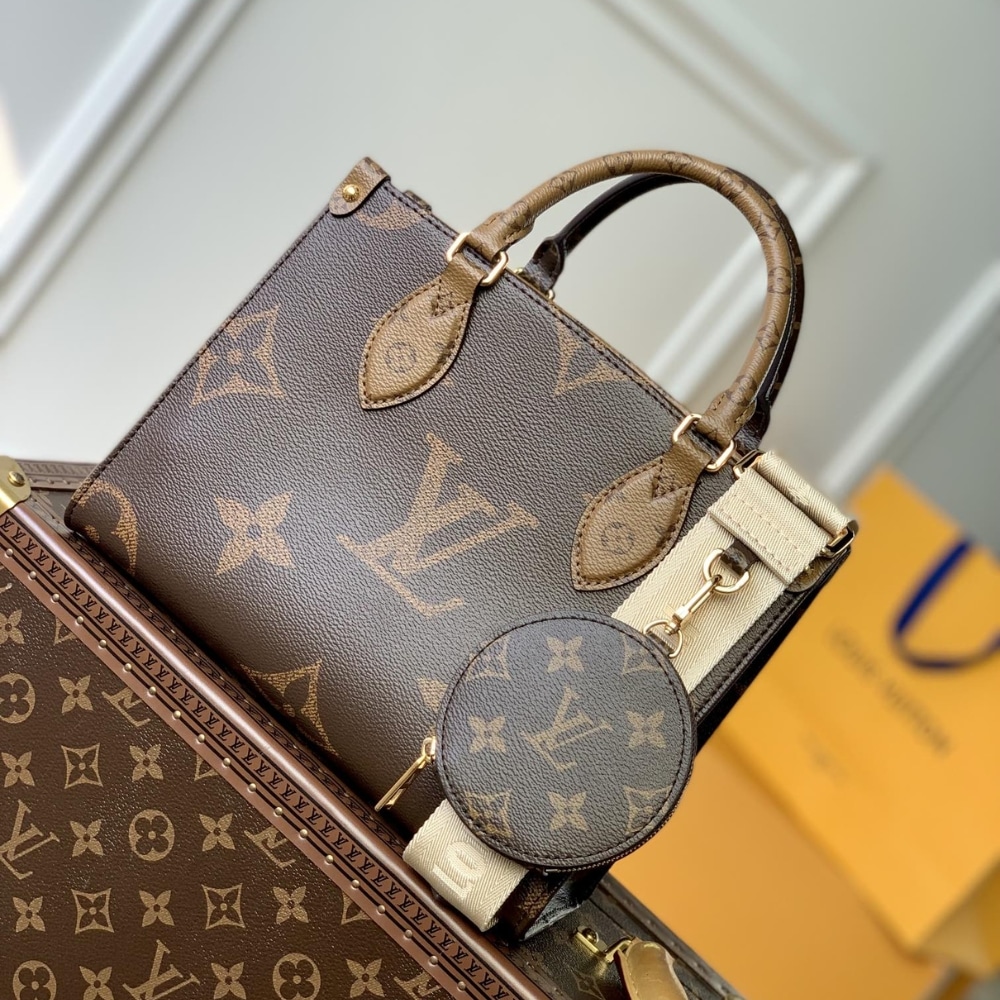 Alternative view of Louis Vuitton Onthego PM Monogram Reverse Brown 25Cm M46373