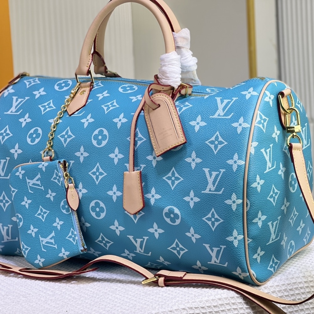 Alternative view of Louis Vuitton Speedy P9 Bandoulière 25 Blue 40Cm M24424