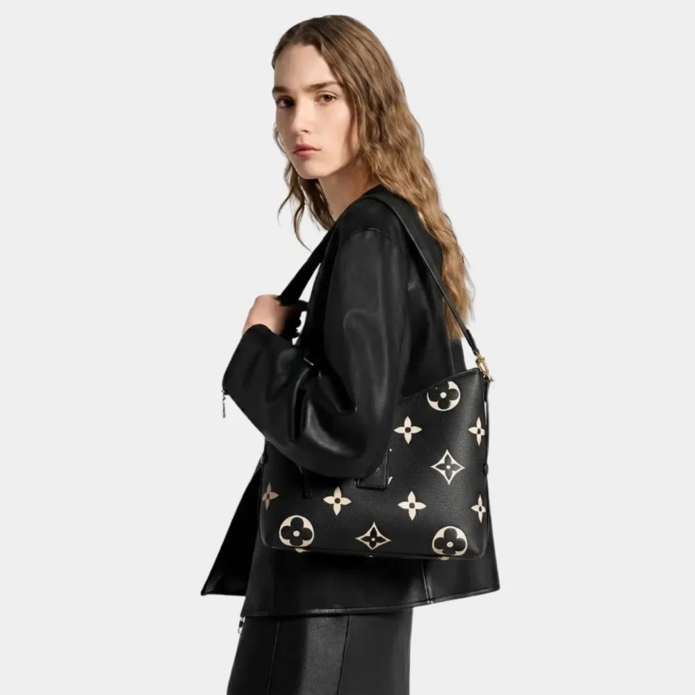 Alternative view of Louis Vuitton Carryall PM Bicolor Monogram Empreinte Black 29Cm