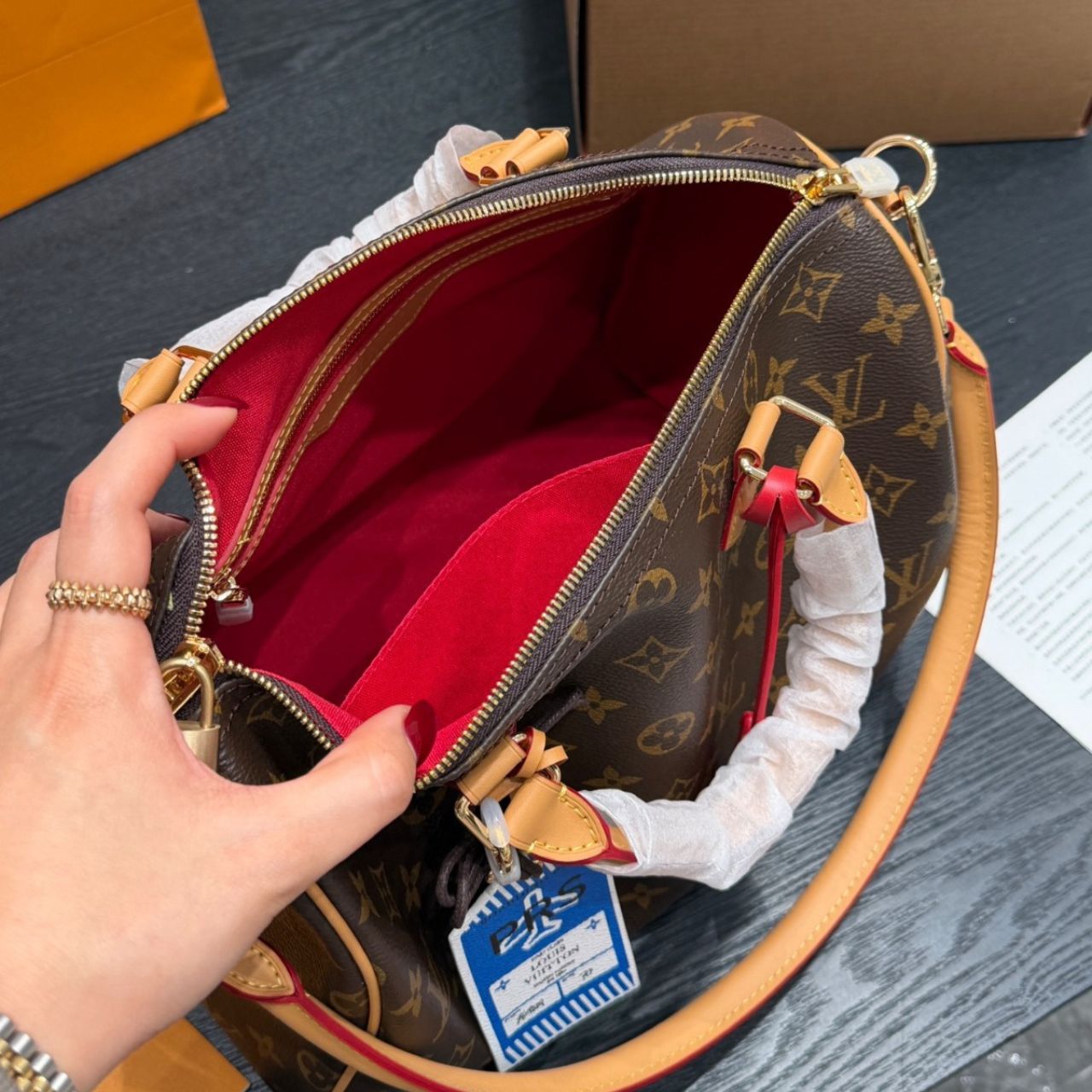 Louis Vuitton Speedy Soft 30 Crafty Brown 30Cm M11945 - Image 3