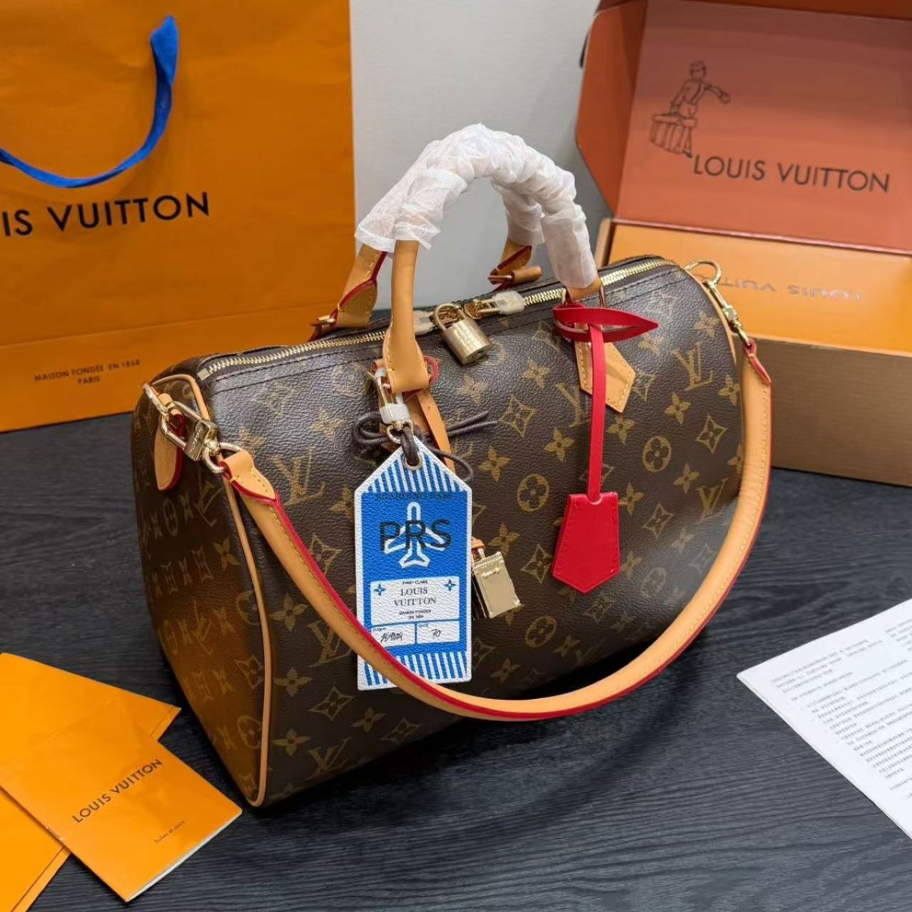 Louis Vuitton Speedy Soft 30 Crafty Brown 30Cm M11945 - Image 7