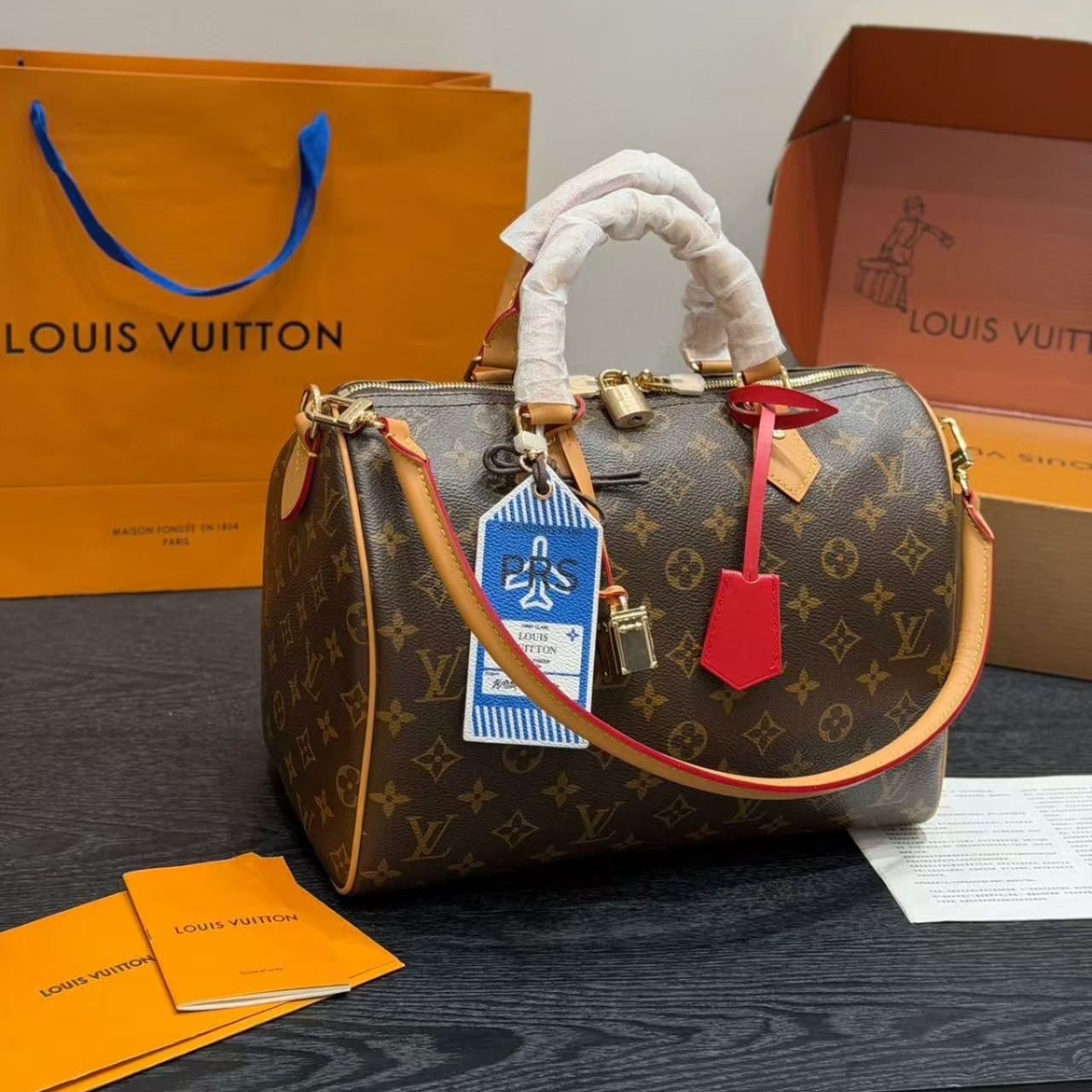 Louis Vuitton Speedy Soft 30 Crafty Brown 30Cm M11945 - Image 2