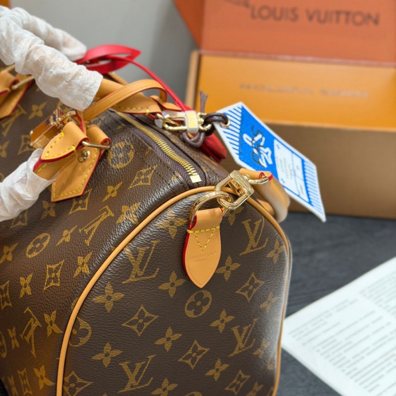 Louis Vuitton Speedy Soft 30 Crafty Brown 30Cm M11945 - Image 8