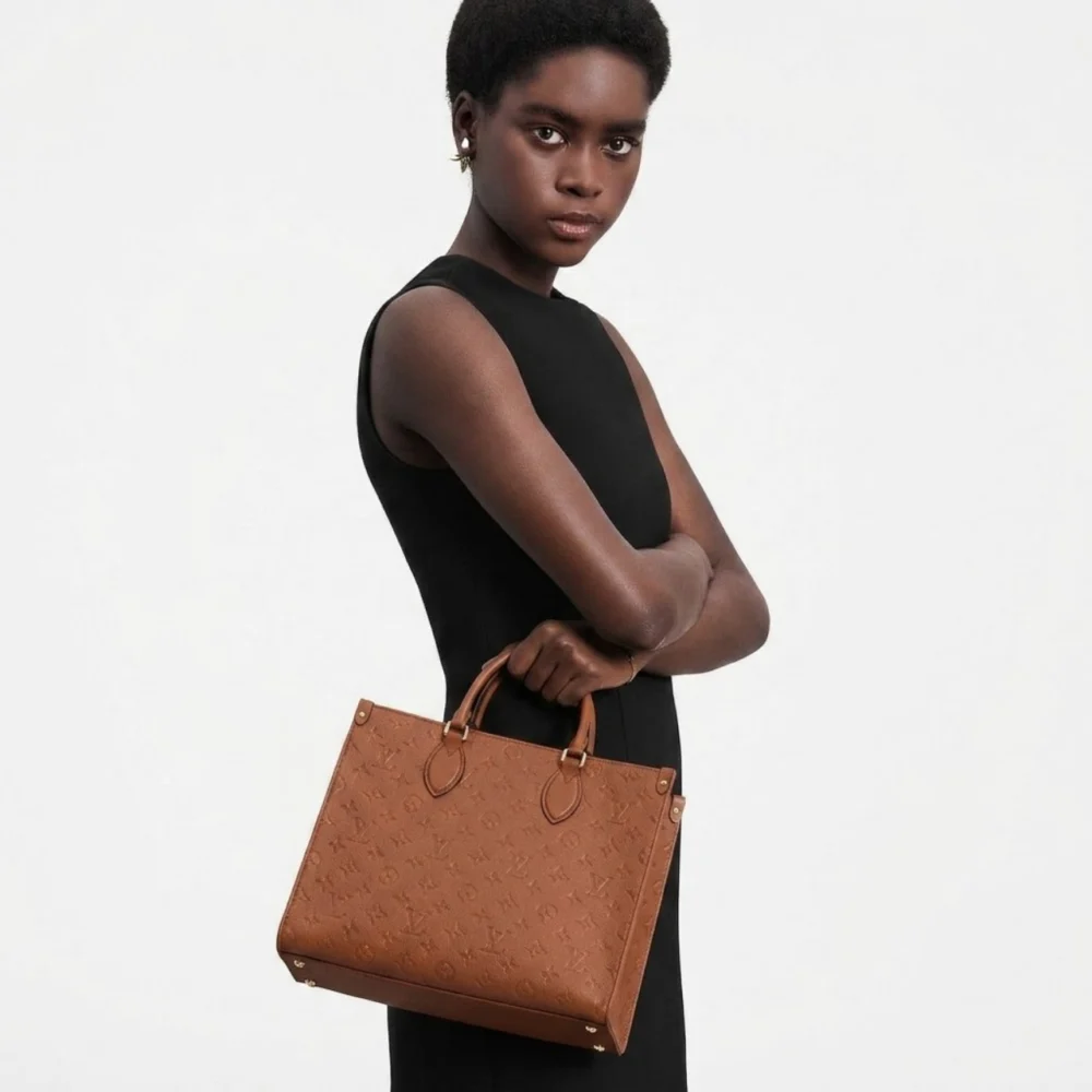 Alternative view of Louis Vuitton Onthego MM Monogram Empreinte Cognac 35Cm M12775