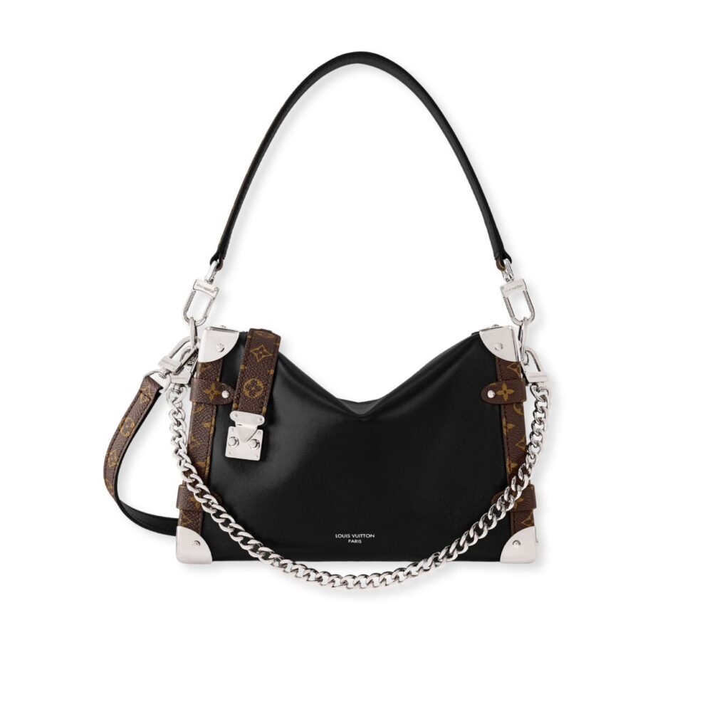 Louis Vuitton Side Trunk Vibe MM Black 23.5cm M15195