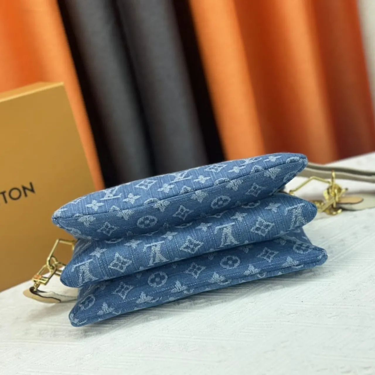 Louis Vuitton Coussin PM Bag Denim Blue 26Cm M24564 - Image 5