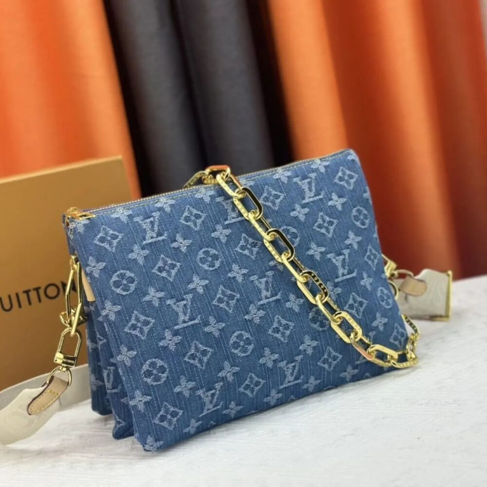Alternative view of Louis Vuitton Coussin PM Bag Denim Blue 26Cm M24564