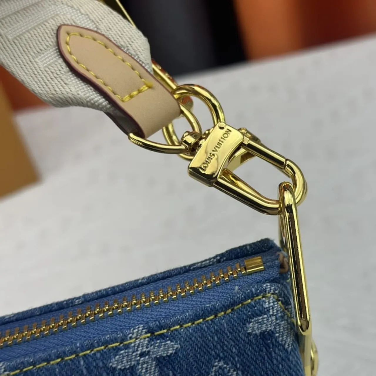 Louis Vuitton Coussin PM Bag Denim Blue 26Cm M24564 - Image 9
