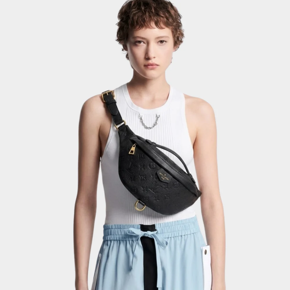 Alternative view of Louis Vuitton Monogram Bumbag Empreinte Black 37Cm M44812