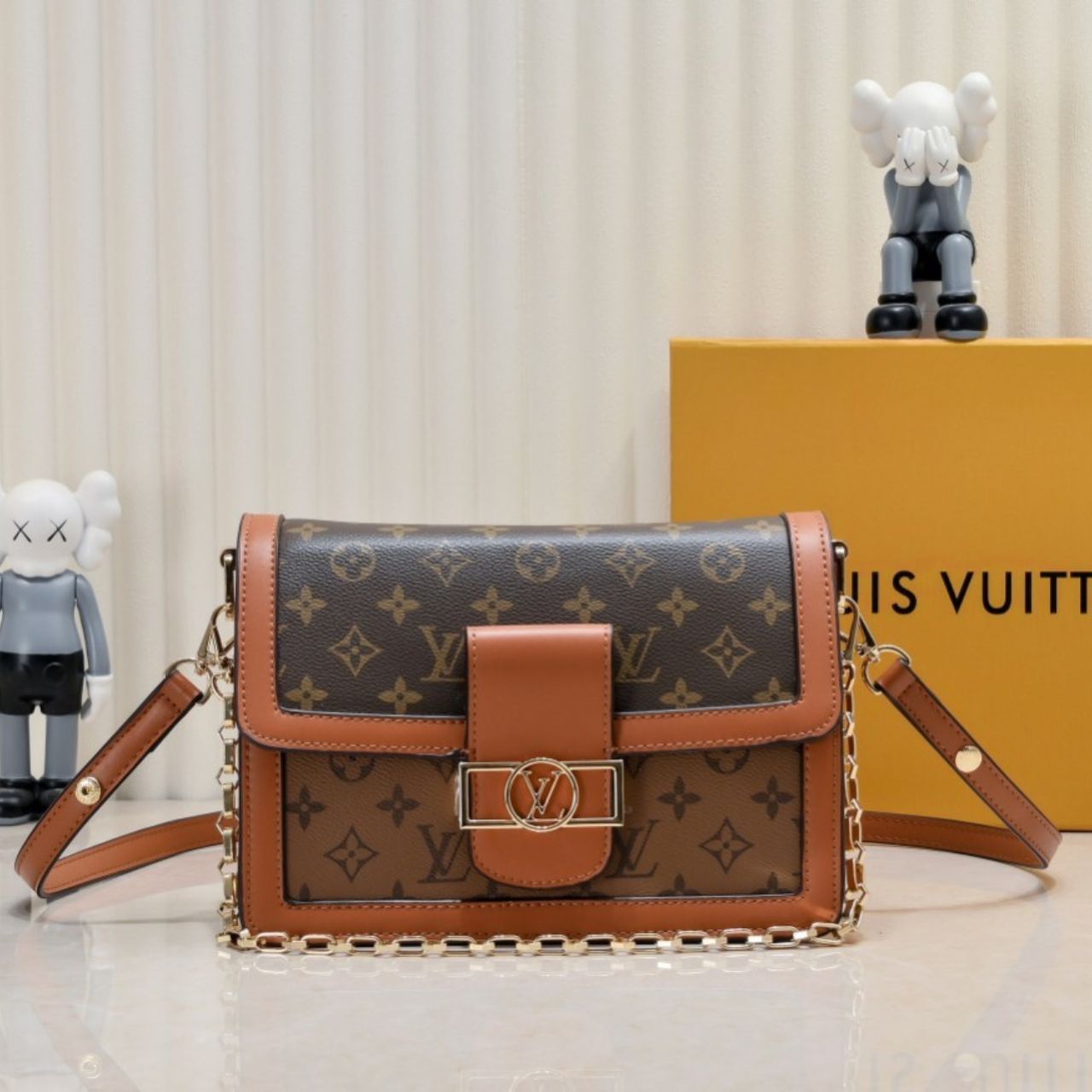 Louis Vuitton Dauphine MM Monogram Brown 25Cm M45958 - Image 3