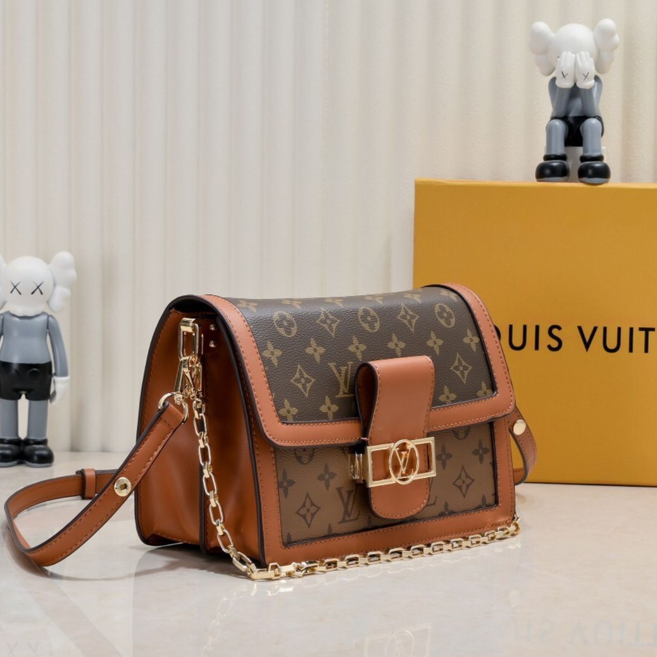 Louis Vuitton Dauphine MM Monogram Brown 25Cm M45958 - Image 4