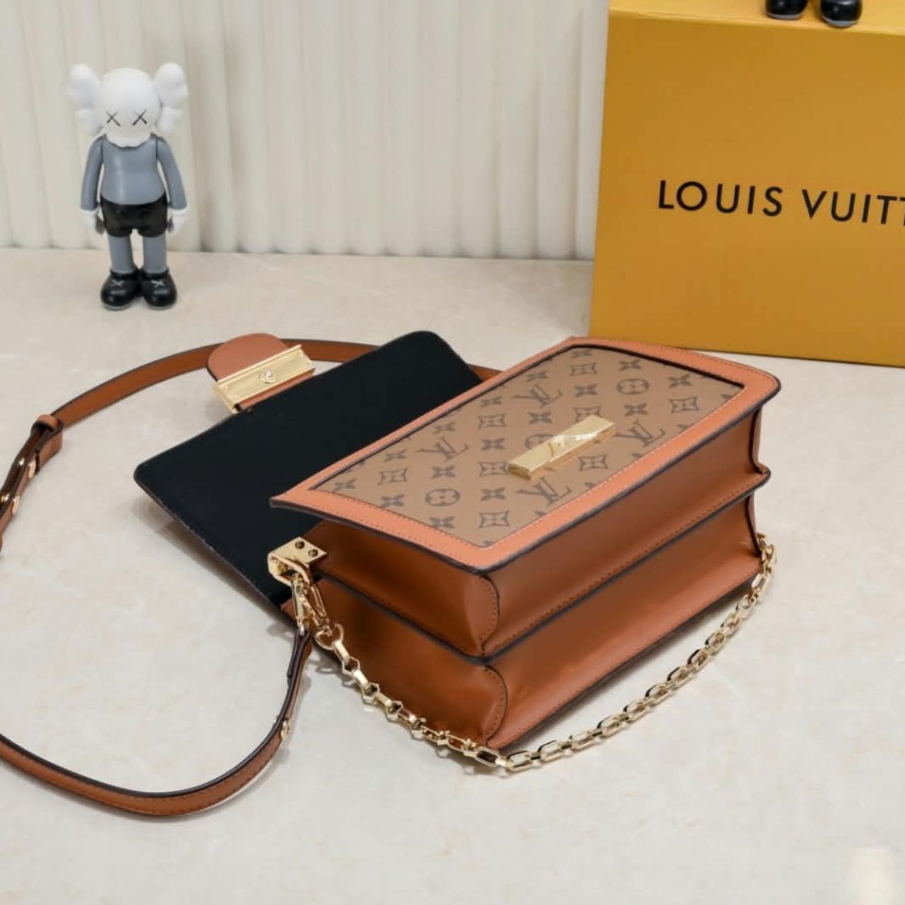 Louis Vuitton Dauphine MM Monogram Brown 25Cm M45958 - Image 6