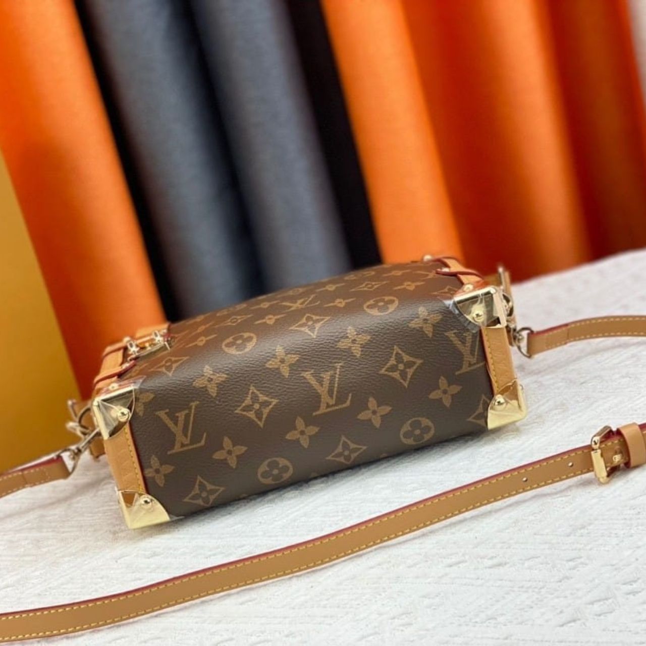 Louis Vuitton Side Trunk Monogram Brown 21Cm M46358 - Image 5