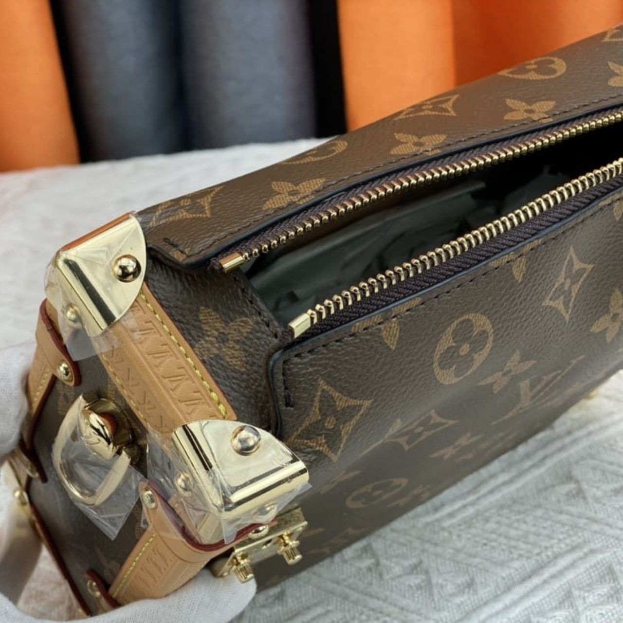 Louis Vuitton Side Trunk Monogram Brown 21Cm M46358 - Image 6