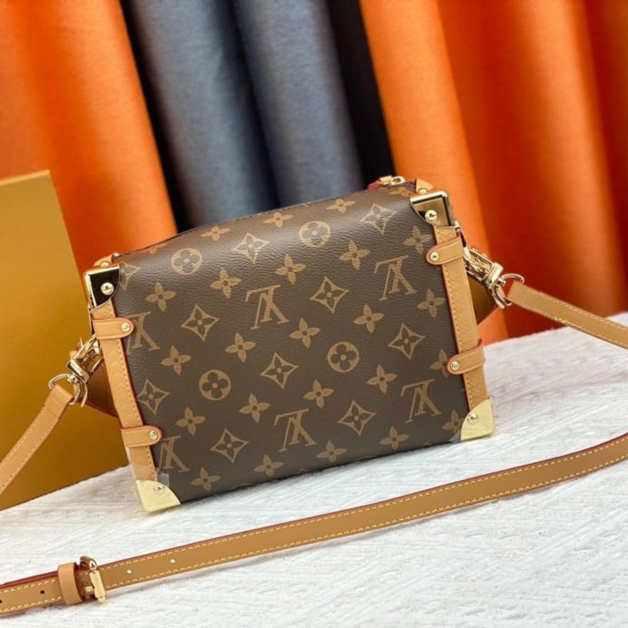 Louis Vuitton Side Trunk Monogram Brown 21Cm M46358 - Image 8