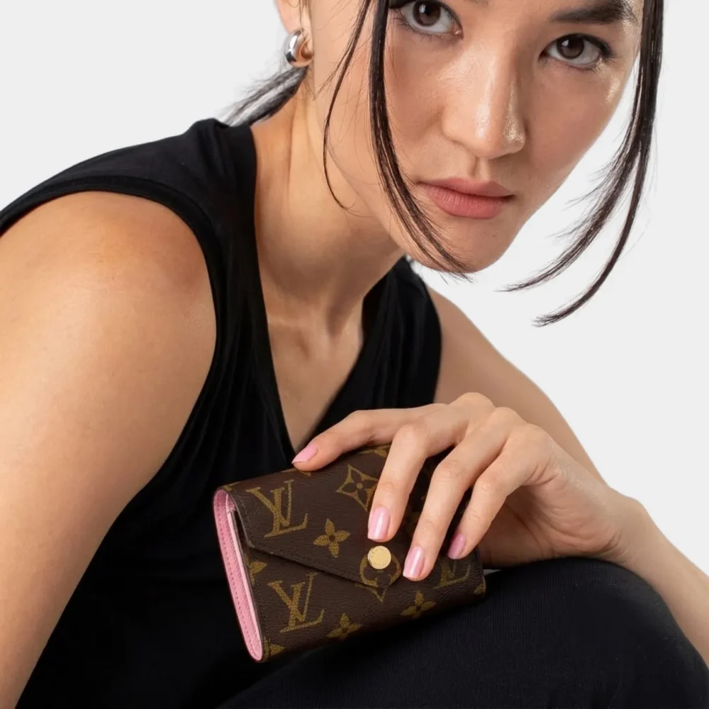 Alternative view of Louis Vuitton Victorine Wallet Monogram Rose Pink 12Cm M62360