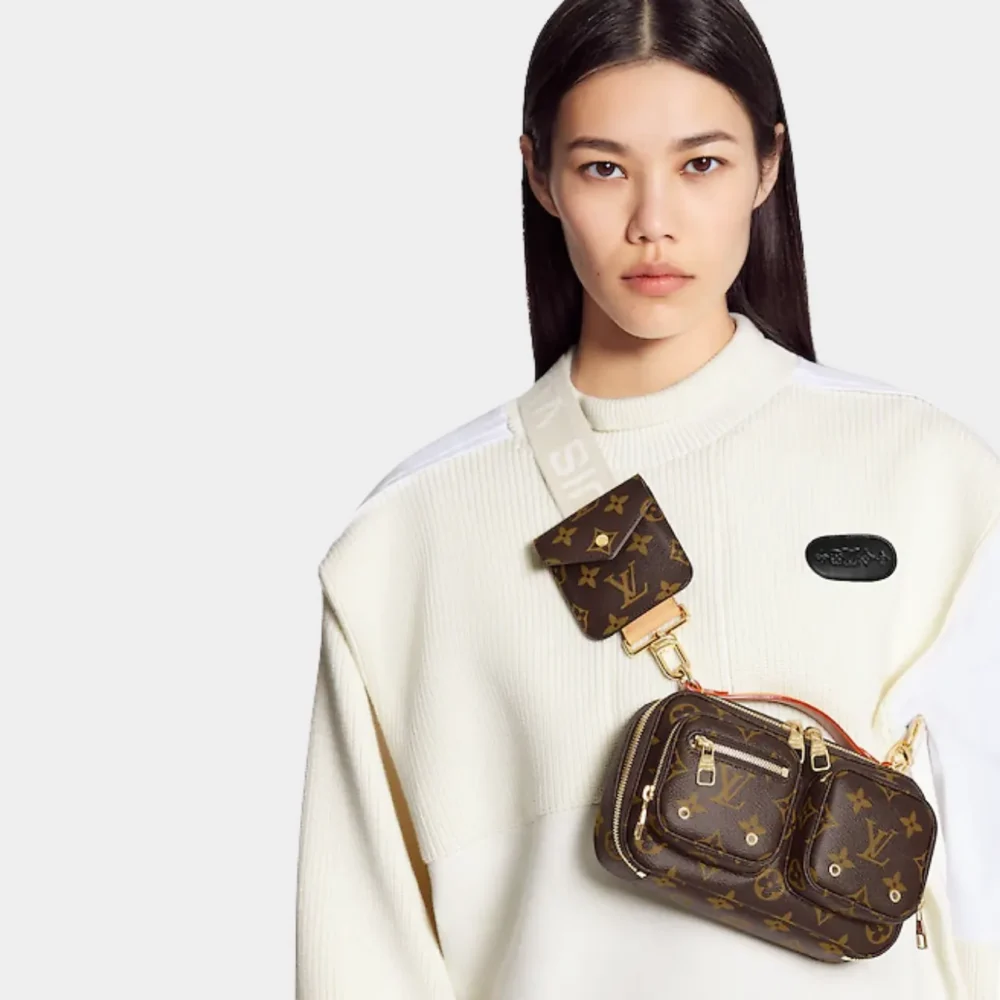 Alternative view of Louis Vuitton Utility Crossbody Bag Brown 18Cm M80446