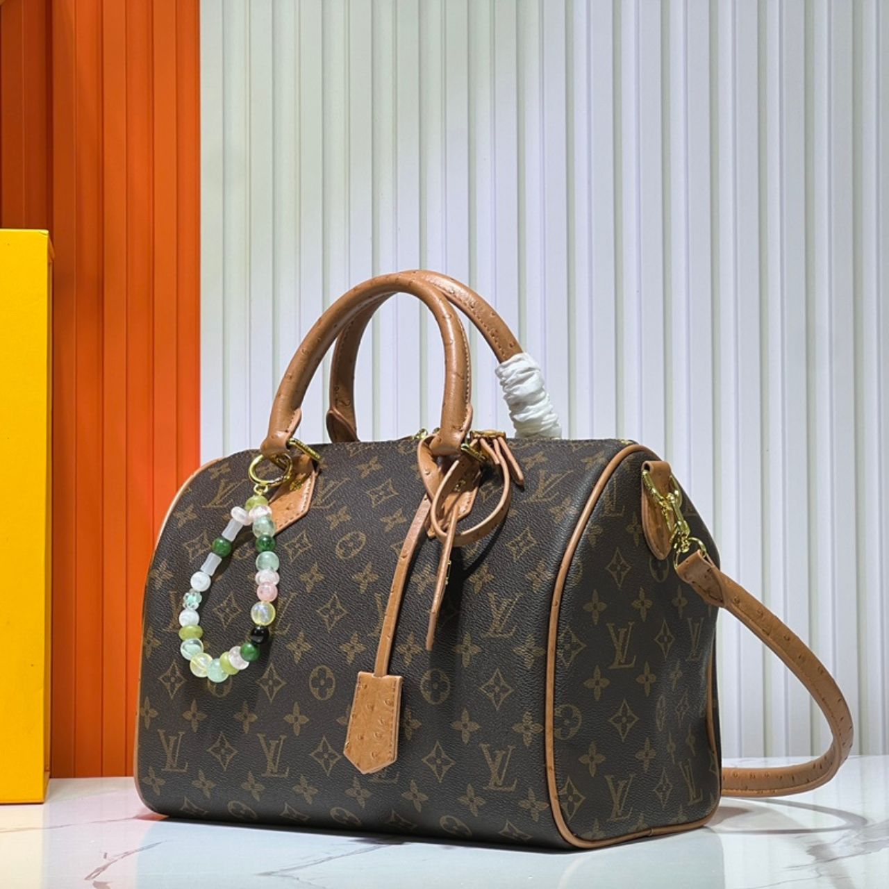 Louis Vuitton Speedy Soft 30 Boho Monogram Tan 30Cm N87212 - Image 3