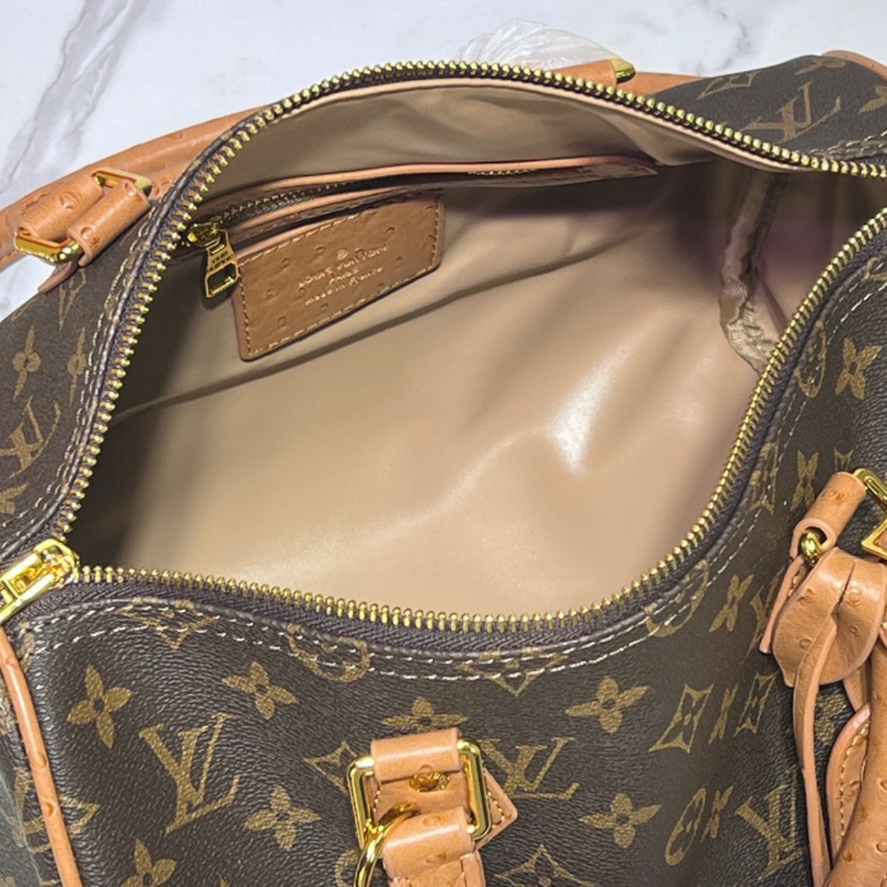Louis Vuitton Speedy Soft 30 Boho Monogram Tan 30Cm N87212 - Image 5