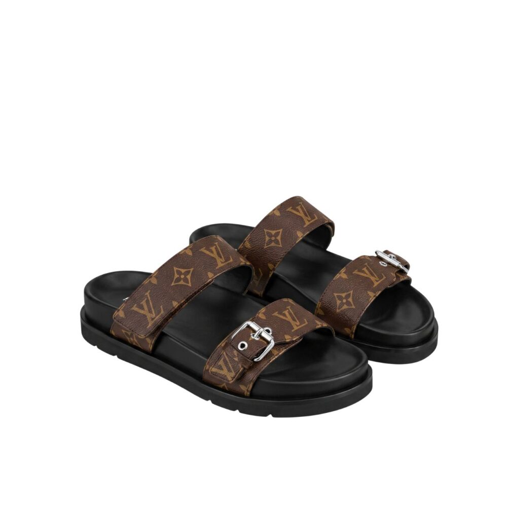 Louis Vuitton Bomdia Flat Mule Brown 1A3R5M