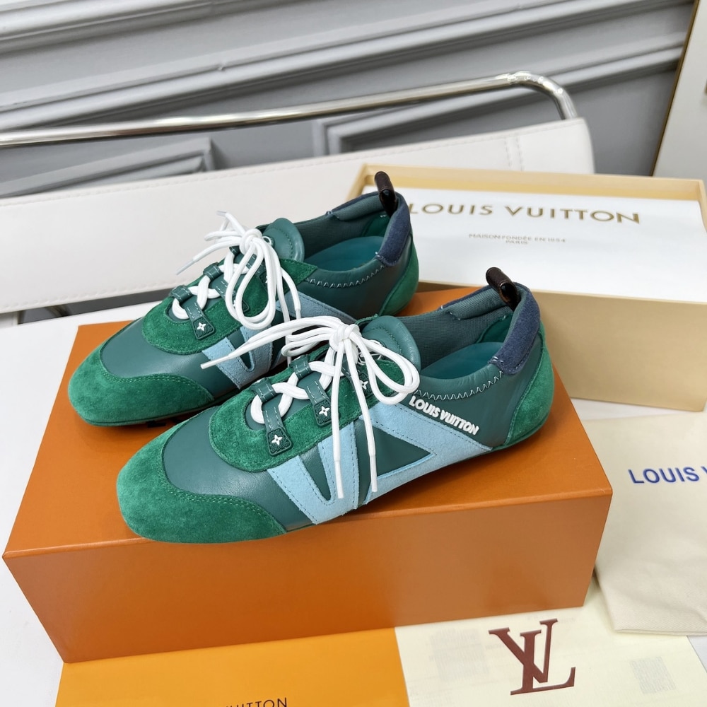 Alternative view of Louis Vuitton LV Sneakerina Green 1AHNDY