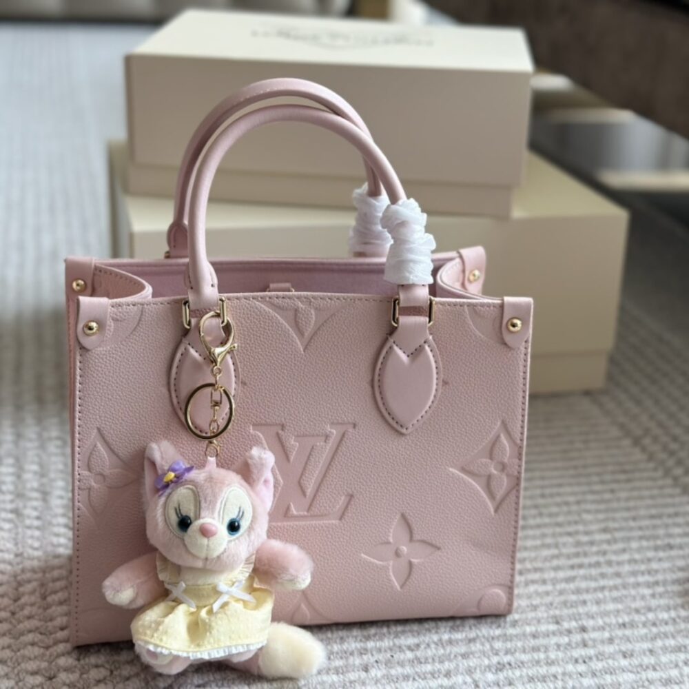 Alternative view of Louis Vuitton Onthego PM Monogram Empreinte Pink Opale 25Cm M47135