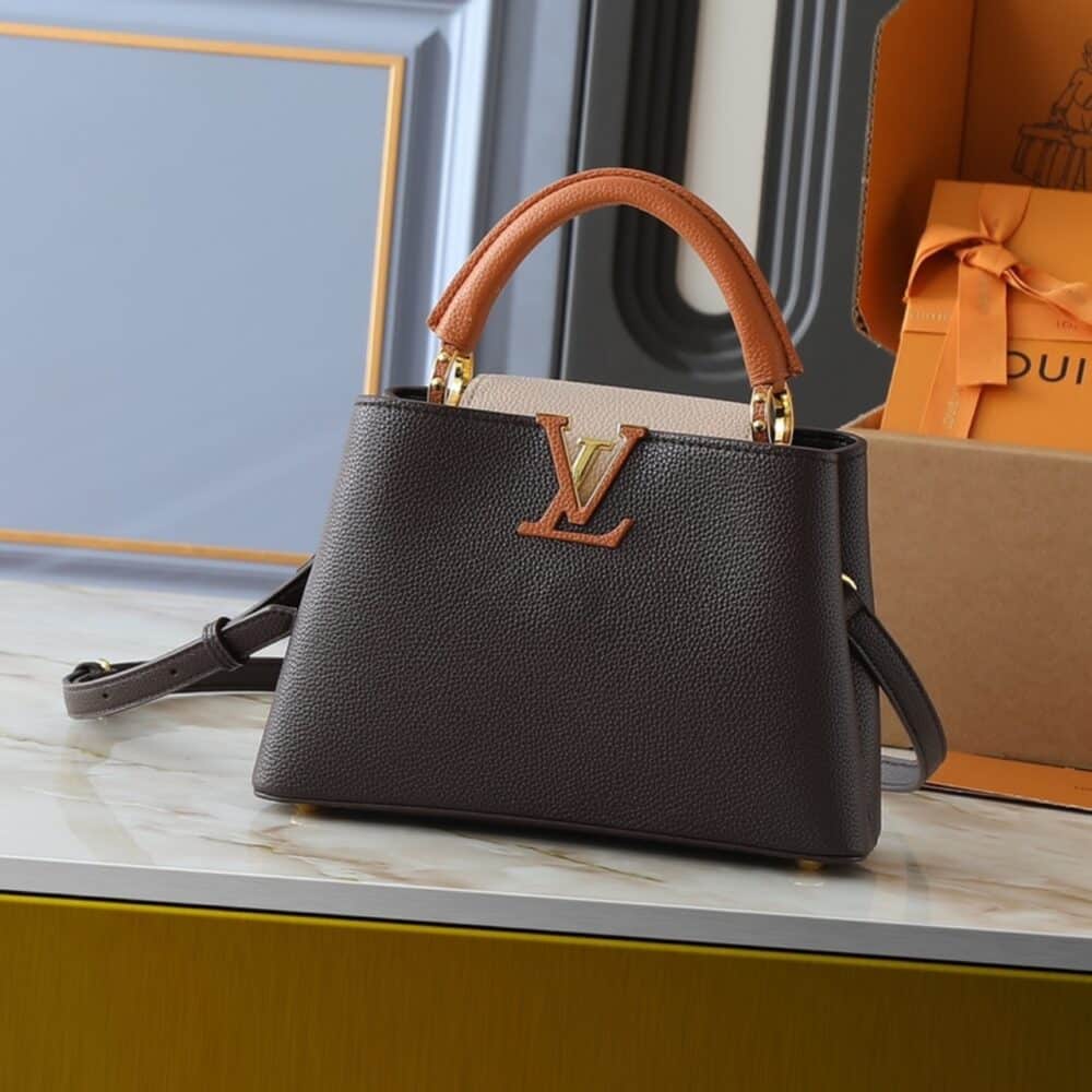 Alternative view of Louis Vuitton Capucines MM Bag Brown 27Cm M20581