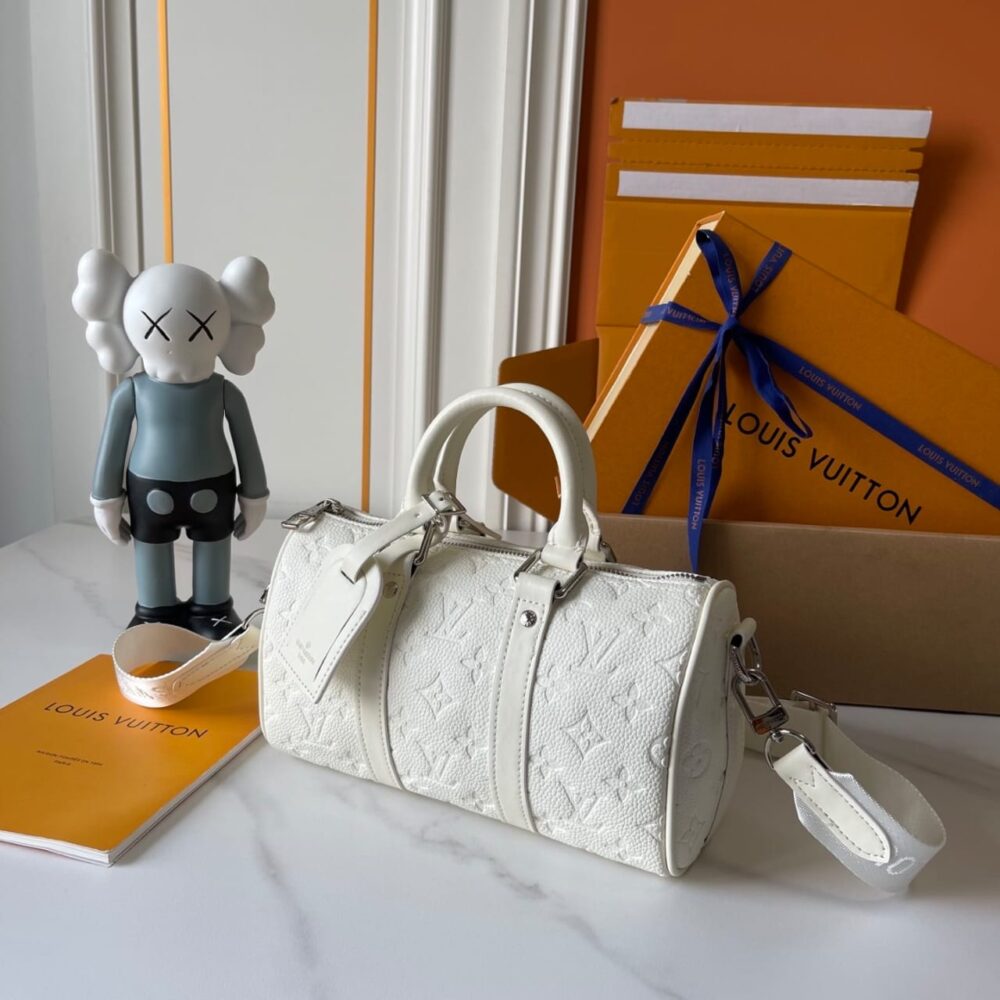 Alternative view of Louis Vuitton Keepall Bandoulière 25 Bag Cream 25Cm M24434