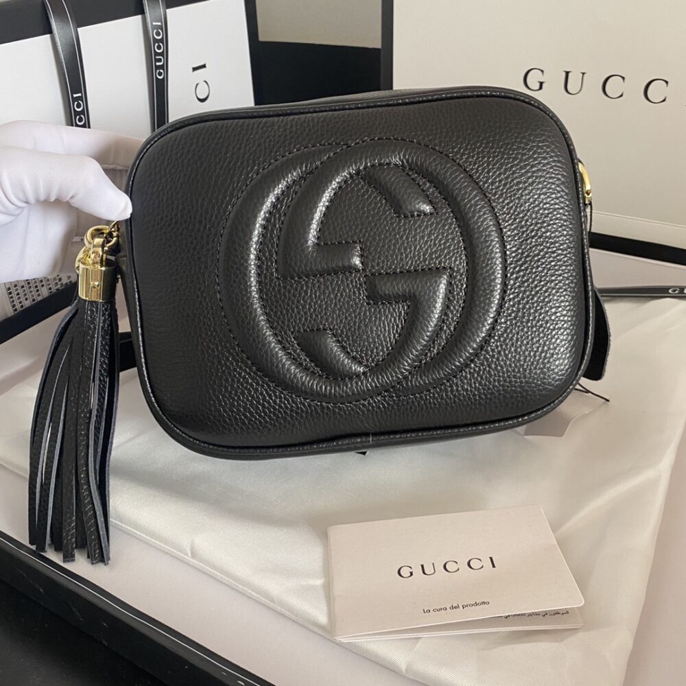 Alternative view of Gucci Soho Small Disco Bag Black 21Cm 308364 A7M0G 1000