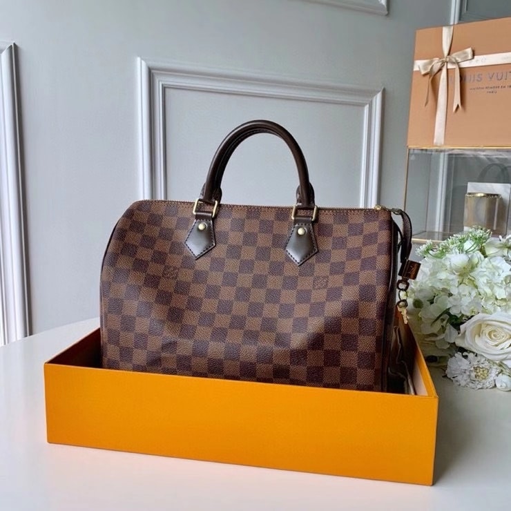 Alternative view of Louis Vuitton Speedy Bandoulière 30 Damier Ebene 30Cm N41366