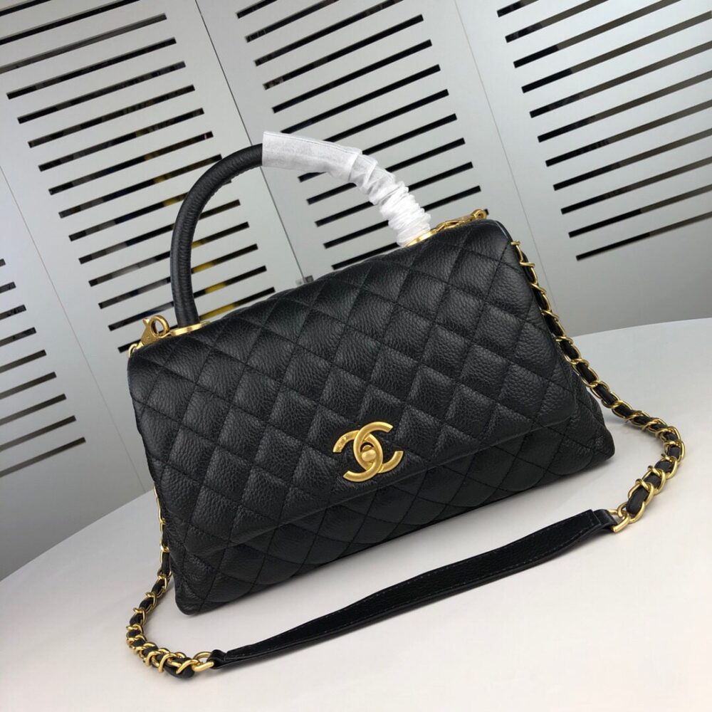 Alternative view of Chanel Medium Coco Flap Bag With Top Handle 26Cm